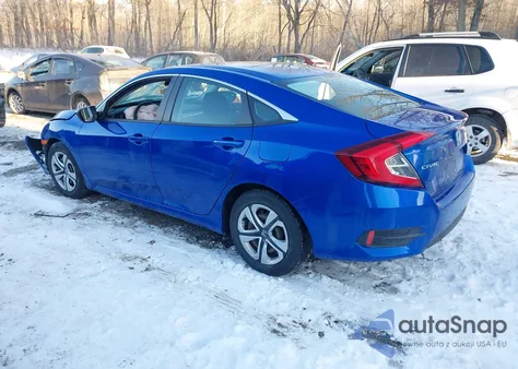 2018 Honda Civic Lx from USA, damaged, VIN 19XFC2F5XJE207486
